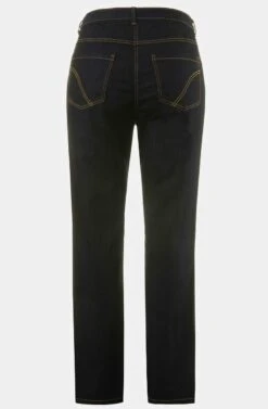 Ulla Popken Jeans Straight Leg - Dark Blue Denim -Ulla Popken 00515c7bdc1048c39643af940fb97fc6