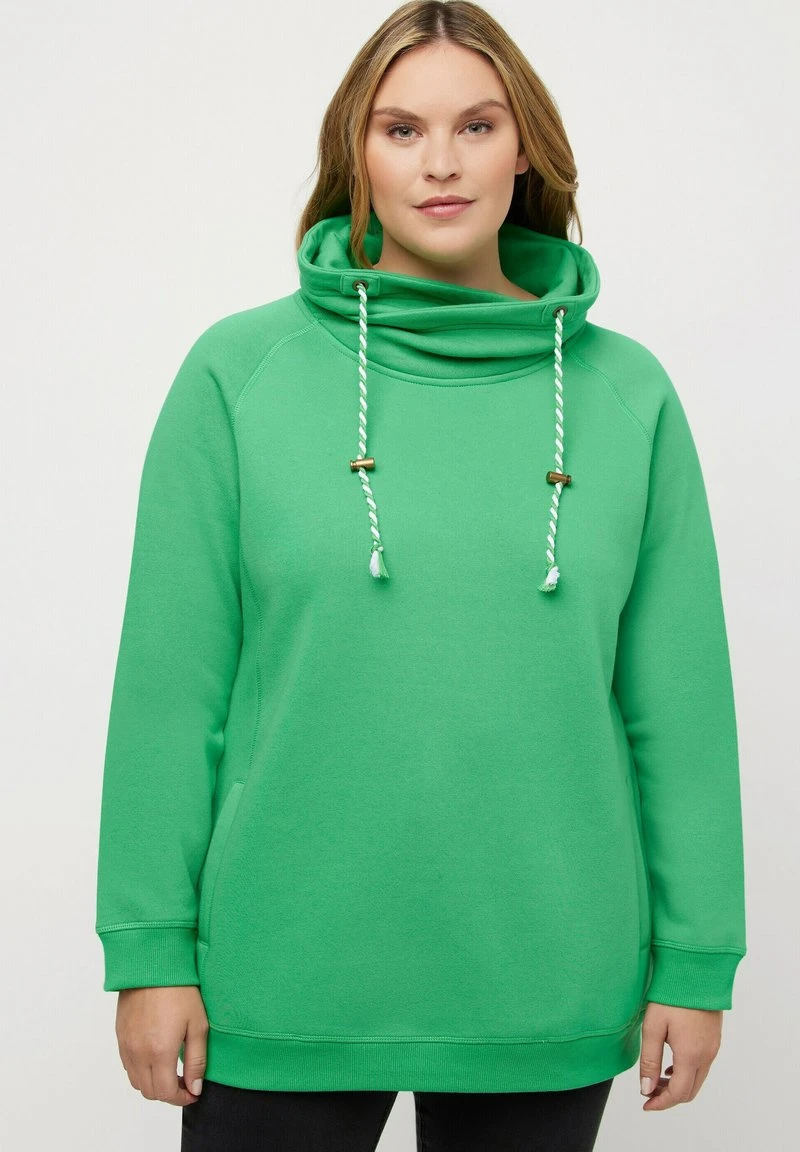 Ulla Popken Sweatshirt - Grass Green 3 Ulla Popken Sweatshirt - Grass Green