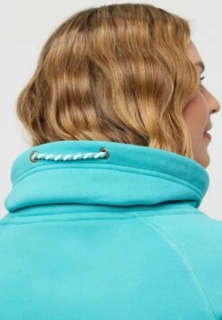 Ulla Popken Sweatshirt - Turquoise -Ulla Popken 01db39884fa14c9fb040eec14e865316
