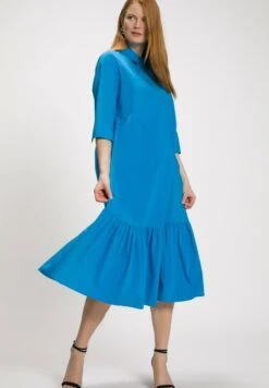 Ulla Popken Blusenkleid - Strahlendes Blau