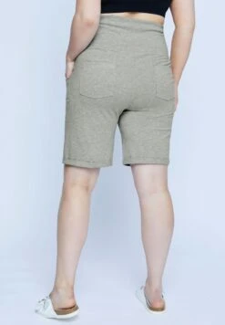 Ulla Popken BELLIEVA - Shorts - Grau-melange -Ulla Popken 01f4bc8bdece4af89ced68feb92bd4c2