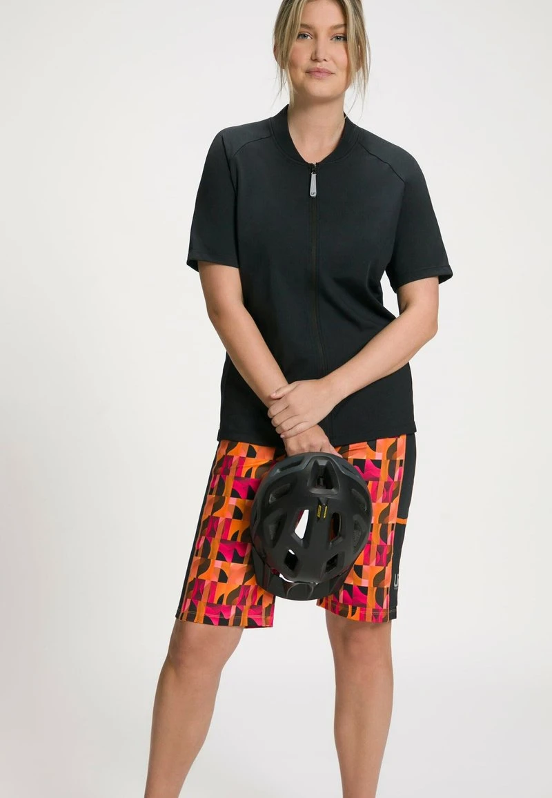 Ulla Popken Sweatjacke - Schwarz 4 Ulla Popken Sweatjacke - Schwarz – Bild 2