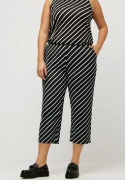 Ulla Popken 3/4 MARY IMPRIMÉ OISEAUX ET TAILLE ÉLASTIQUE - Shorts - Bleu Encre -Ulla Popken 031ab13f0d6b4e8fbcaaff10032a0a7c