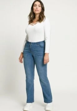 Ulla Popken Jeans Bootcut - Blue -Ulla Popken 03358aa689db470ea4cf19da599268c7
