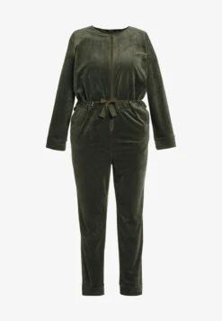 Ulla Popken Jumpsuit - Loden Green -Ulla Popken 04752b360a144cb5a13fe960060eb11e