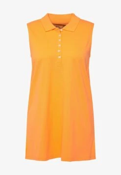 Ulla Popken REGULAR ÄRMELLOS - Poloshirt - Cantaloupe Orange -Ulla Popken 052bf664a50b48ef8f0a35161064fba2 1
