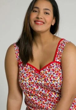 Ulla Popken Nachtwäsche Set - Paprikarood -Ulla Popken 06784225cfb4414f89d414d80c3093b1