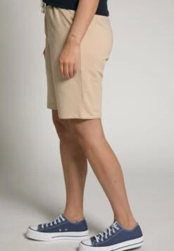 Ulla Popken WEITES BEIN ELASTIKBUND TASCHEN - Jogginghose - Beige -Ulla Popken 06d80c01b76e460192cff8db0246e557