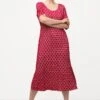 Ulla Popken ROBE EN COUR - Jerseykleid - Rouge Pavot -Ulla Popken 0795fb0cef854a41b196fa491cc990a0
