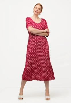 Ulla Popken ROBE EN COUR - Jerseykleid - Rouge Pavot