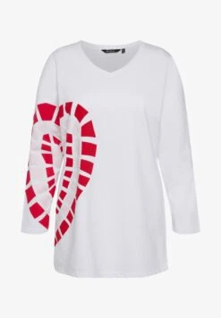 Ulla Popken Sweatshirt - Schneeweiß -Ulla Popken 07bec3b31d934284bd58bb5e71212800