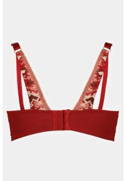 Ulla Popken Balconette BH - Dunkelrot -Ulla Popken 07f0d6e7358e48fca8d6e84aade2a32f