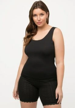 Ulla Popken CYCLISTE AJOURÉ - Shorts - Noir