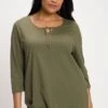 Ulla Popken Nachtwäsche Shirt - Vert Loden -Ulla Popken 0861a2f05b8b442096e5e5b8ae67a009