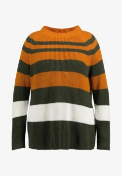 Ulla Popken PULL - Strickpullover - Olive Foncé -Ulla Popken 092d3436a60e47759d9c260ea50dc216