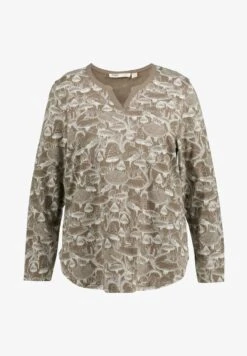 Ulla Popken PILZE AUSSCHNITT - Nachtwäsche Shirt - Nougatbraun -Ulla Popken 09b9056f21c945e49196d6e44ca48e1e