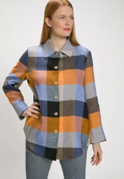 Ulla Popken Hemdbluse - Camel Multi -Ulla Popken 09d65944178947c1a4d7219beb6f16c4 1