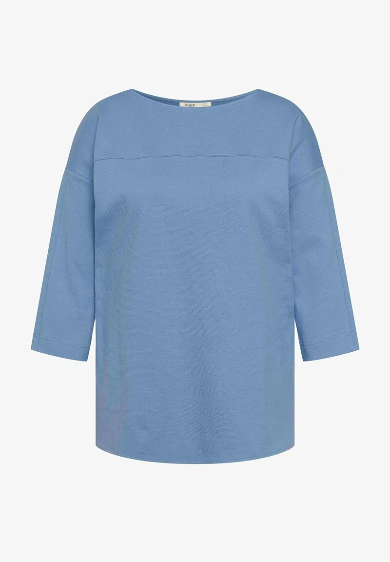 Ulla Popken U BOOT AUSSCHNITT 3/4 ARM - Langarmshirt - Himmelblau 7 Ulla Popken U BOOT AUSSCHNITT 3/4 ARM - Langarmshirt - Himmelblau – Bild 5