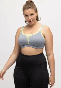Ulla Popken Sport BH - Grey