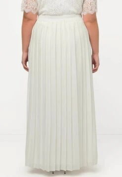 Ulla Popken Faltenrock - Blanc Cassé -Ulla Popken 0a96819765204a4abc4305a44faebcb1