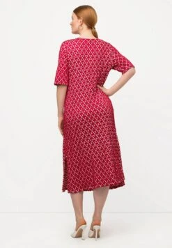 Ulla Popken ROBE EN COUR - Jerseykleid - Rouge Pavot -Ulla Popken 0c347bfb2c02488bbd1b306fcbe5fef0