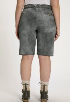 Ulla Popken STICKEREI - Lederhose - Grau -Ulla Popken 0c619b6175b643198e0b7c08460958c1