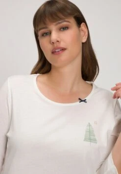 Ulla Popken Nachtwäsche Shirt - Blanc Cassé -Ulla Popken 0d22c258393945caa14074e4317fef38