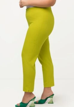 Ulla Popken PIPING DETAIL - Stoffhose - Vert Paille -Ulla Popken 0d2885b240cc408aa37842e498aab238