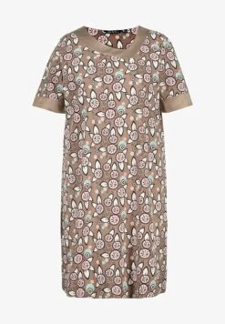 Ulla Popken Nachthemd - Taupe Multi -Ulla Popken 0e27e2f52e1249ee826c6456fb5111eb