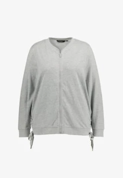 Ulla Popken HOMEWEAR LANGE MOUWEN - Sweatjacke - Lichtgrijs Melange 12 Ulla Popken HOMEWEAR LANGE MOUWEN - Sweatjacke - Lichtgrijs Melange -Ulla Popken 0e8c2fa09ba049a2a7821d9003f850f1