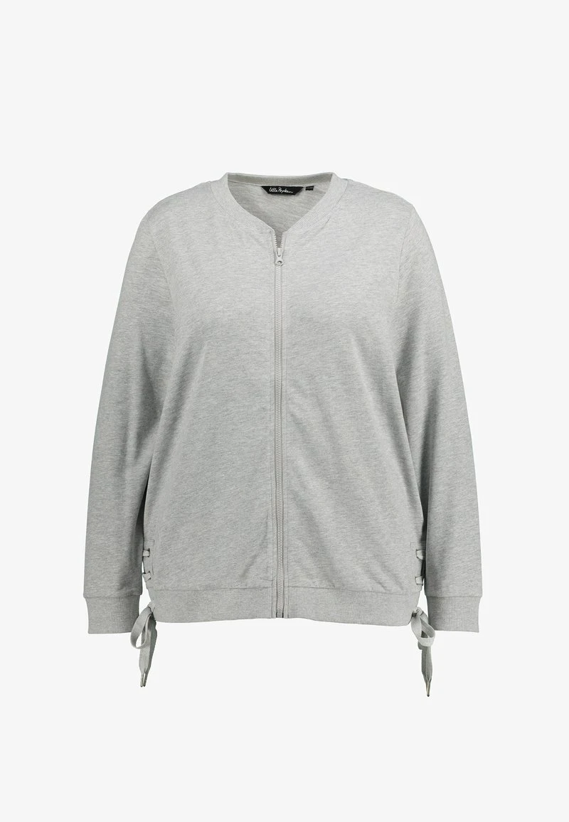 Ulla Popken HOMEWEAR LANGE MOUWEN - Sweatjacke - Lichtgrijs Melange 7 Ulla Popken HOMEWEAR LANGE MOUWEN - Sweatjacke - Lichtgrijs Melange – Bild 5