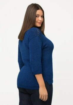 Ulla Popken Strickpullover - Pétrole Clair -Ulla Popken 0eff5ee55c984b948cdae37cf5eff869