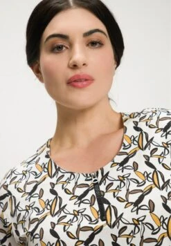 Ulla Popken T-Shirt Print - Offwhite -Ulla Popken 0f2990cda719405ab210ee68583ff9ea