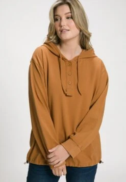 Ulla Popken Kapuzenpullover - Cannelle