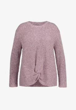 Ulla Popken LANGE MOUWEN - Strickpullover - Goudbruin -Ulla Popken 10638d132606489391d2668a7fd76b4c