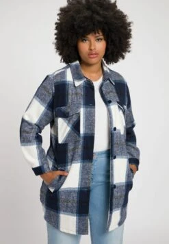 Ulla Popken Leichte Jacke - Hellgrau Mélange -Ulla Popken 106ee1a31d7a48f085e83fda567f8044 1