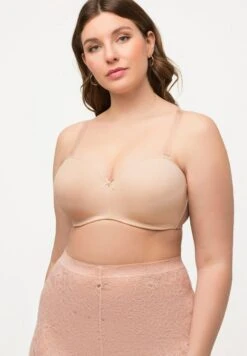 Ulla Popken À BONNETS SOUPLES BRETELLES AMOVIBLES C-E - Push-up BH - Champagne -Ulla Popken 109baafd57c847ab9ad08ba49f8cd8eb