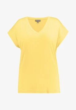 Ulla Popken T-Shirt Basic - Korngelb -Ulla Popken 10b942bcaf524b47a5a4e5c8cf292edc
