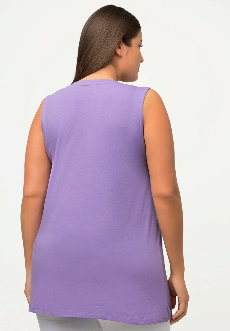 Ulla Popken CLASSIC CARREE AUSSCHNITT ÄRMELLOS - Top - Pale Lilac 4 Ulla Popken CLASSIC CARREE AUSSCHNITT ÄRMELLOS - Top - Pale Lilac – Bild 2