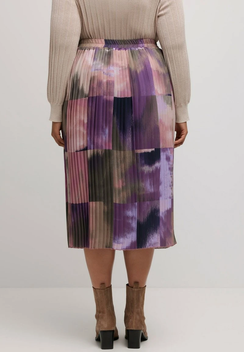 Ulla Popken PRINT ELASTISCHE BAND - A-Linien-Rock - Lavendel 5 Ulla Popken PRINT ELASTISCHE BAND - A-Linien-Rock - Lavendel – Bild 3