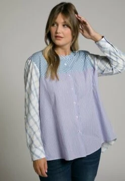 Ulla Popken CRASHLOOK - Hemdbluse - Helles Veilchen -Ulla Popken 11706a2ac6944a179bc3ba86627a78f3