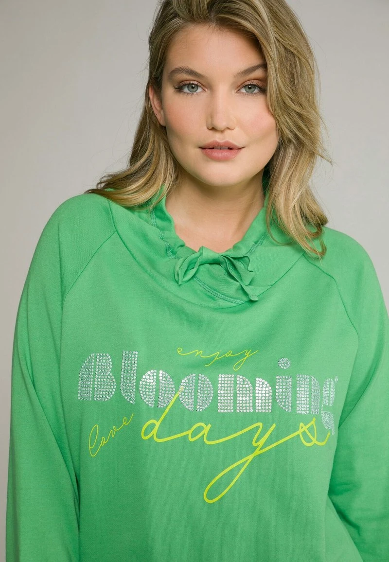 Ulla Popken Sweatshirt - Warm Groen 5 Ulla Popken Sweatshirt - Warm Groen – Bild 3