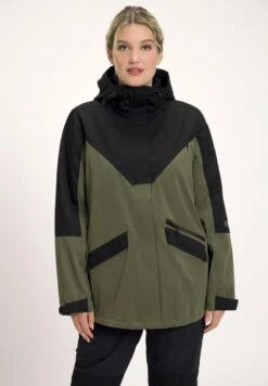 Ulla Popken Outdoorjacke - Olive -Ulla Popken 149d6dd5ee444739bbd8a1834eabff97 1