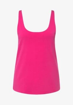 Ulla Popken LAYERED TANK - Top - Pink -Ulla Popken 16009d044a204f62a3b86d40b29962e6