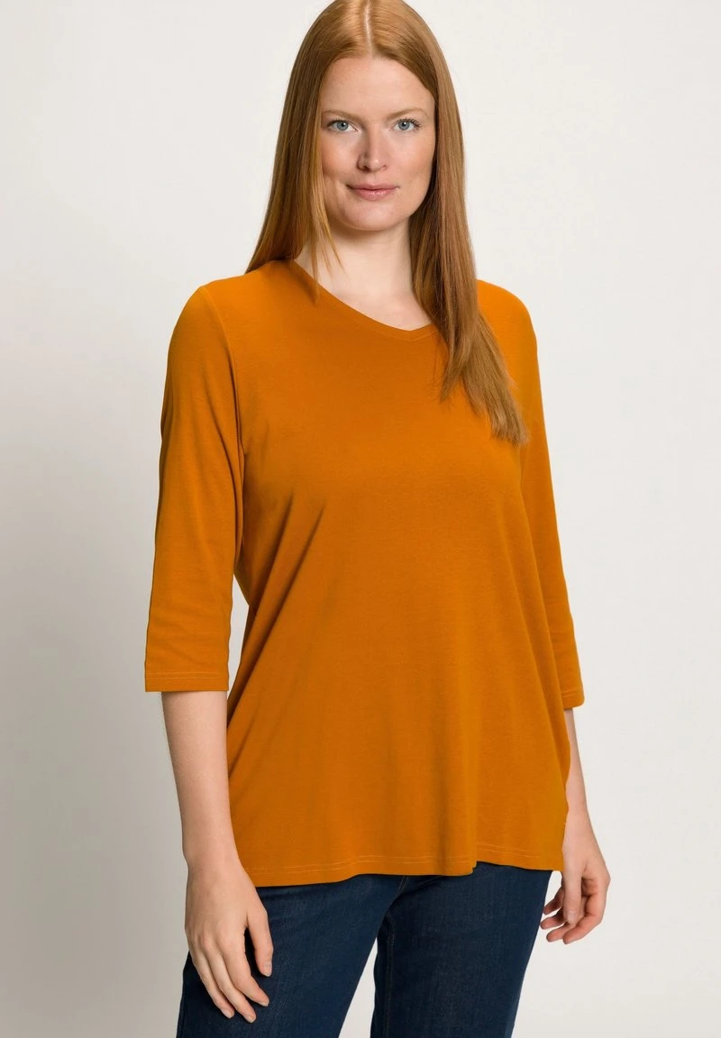 Ulla Popken BASIC - Langarmshirt - Goudbruine 7 Ulla Popken BASIC - Langarmshirt - Goudbruine – Bild 5