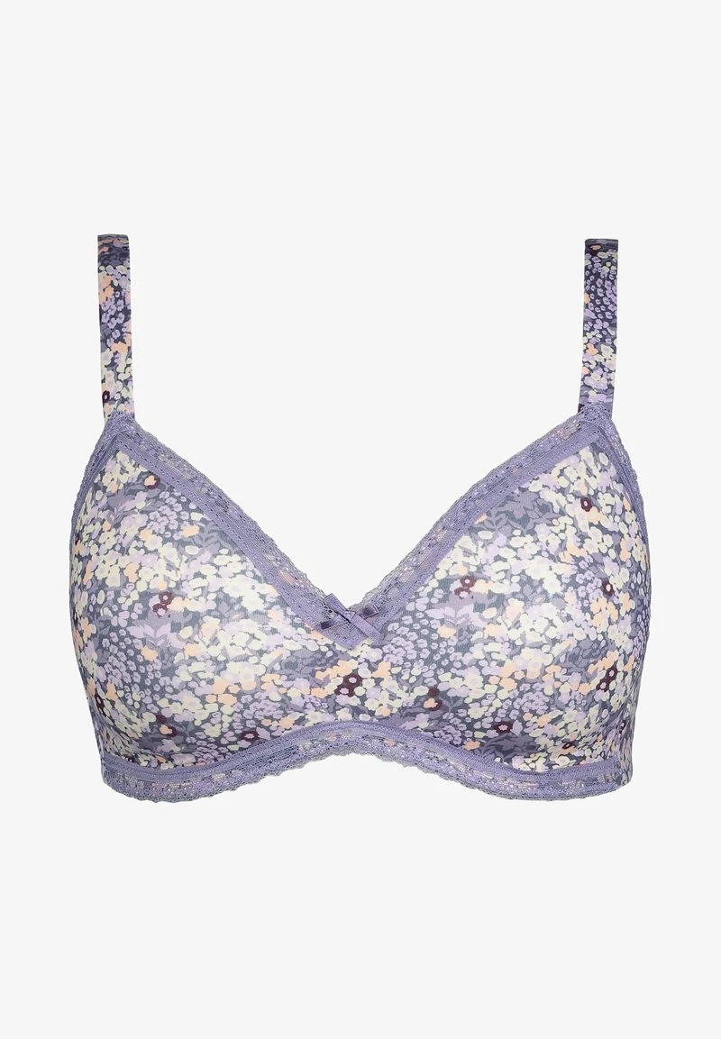 Ulla Popken FLOWER PRINT, SOFTCUPS - Triangel BH - Flieder 7 Ulla Popken FLOWER PRINT, SOFTCUPS - Triangel BH - Flieder – Bild 5