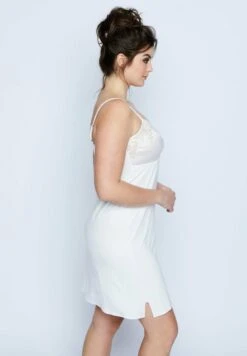 Ulla Popken Nachthemd - Offwhite -Ulla Popken 18f861d932634ceda937ee69a9aee88f