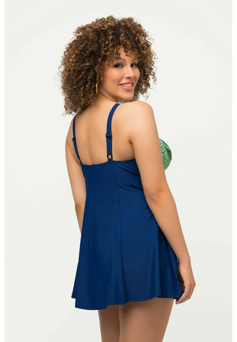 Ulla Popken IMPRIMÉ FEUILLES DE PALMIERS JO - Badeanzug - Bleu 4 Ulla Popken IMPRIMÉ FEUILLES DE PALMIERS JO - Badeanzug - Bleu – Bild 3