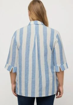 Ulla Popken Bluse - Steel Blue -Ulla Popken 1a40d9f20eca4a96ba011fb760ef762c