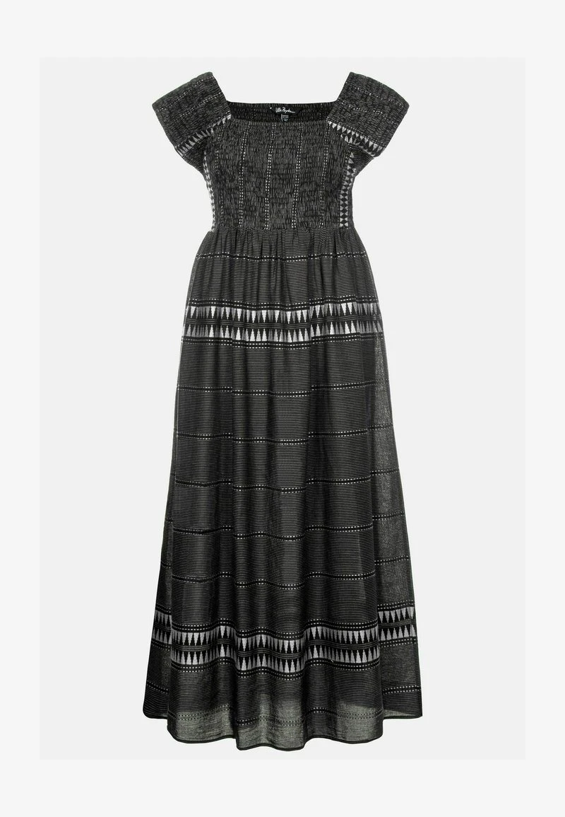 Ulla Popken Maxikleid - Schwarz-weiß 4 Ulla Popken Maxikleid - Schwarz-weiß – Bild 2